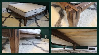 I Built a THUMA Inspired Platform Bed Frame  It Is Awesome [upl. by Adeuga312]