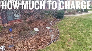 How Much Should I Charge for SMALL Landscaping Jobs [upl. by Fedora]