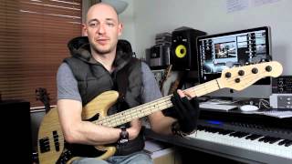 Right and Left Hand Positioning for Bass Guitar  Lesson with Scott Devine L59 [upl. by Jagir]