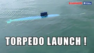 RC SUBMARINE TORPEDO LAUNCH TEST  Gas propelled system [upl. by Pantheas]