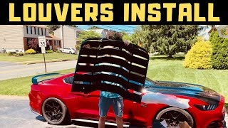 I Installed Louvers on my Mustang GT [upl. by Anuait]