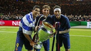 FC Barcelona Champions League victory celebrations full version [upl. by Ahsinak]