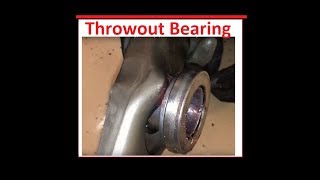 How to install the Throwout bearing  Release Bearing install Ford Mustang [upl. by Leonsis]