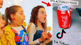 REACTING TO CRAZY FOOD TIKTOKS w The Norris Nuts [upl. by Akihsal]