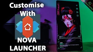 Customise your Phone with Nova Launcher  Quick Android Guide 2022  How to use nova [upl. by Camm518]