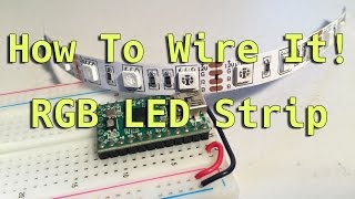 How To Wire It RGB LED Strip [upl. by Eeclehc415]