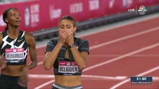 Sydney McLaughlin Smashes World Record In The 400m Hurdles [upl. by Oah]