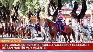 Los granaderos hoy orgullo valores y el legado de San Martín muy vigente [upl. by Llerrehs]