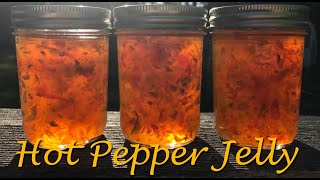 Hot Pepper Jelly with Jalapenos  Water Bath Canning [upl. by Engracia78]