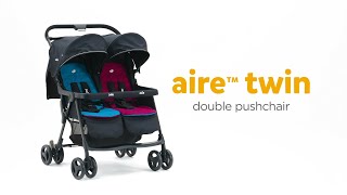 Joie aire™ twin  Lightweight Tandem Pushchair For Newborns amp Toddlers [upl. by Laidlaw]