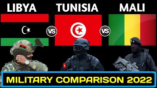 Libya vs Tunisia vs Mali Military Power Comparison 2022  Tunisia vs Libya military power [upl. by Sanson]