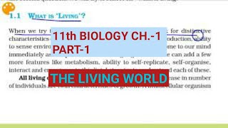 Class 11 BiologyCh1 Part1The living WorldStudy with Farru [upl. by Kramer]