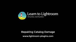 Repairing a Damaged Lightroom Catalog [upl. by Adniuqal]