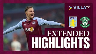 MATCH HIGHLIGHTS  Aston Villa 30 Hibernian [upl. by Gombach91]