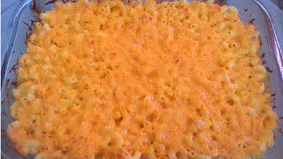 How to make Baked Macaroni amp Cheese Velvetta Version [upl. by Nitsrik]