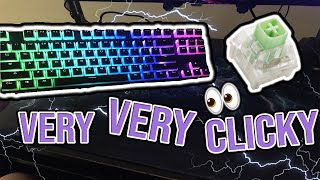 Most Clicky Mechanical Keyboard Known to Man  Unboxing [upl. by Eilyak]