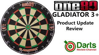 One80 Gladiator 3 Dartboard Product Update Review [upl. by Anirahc983]