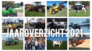 JAAROVERZICHT 2021  Boer Gerrit vlogt [upl. by Bonar]