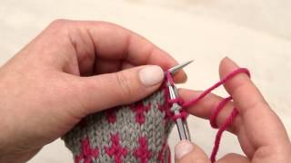 How to Knit Stranded Colorwork Fair Isle Knitting [upl. by Ade536]