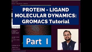 Molecular Dynamics Tutorial  ProteinLigand Complex GROMACS  PART 1 [upl. by Luapnhoj]