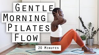 20MIN GENTLE MORNING PILATES FLOW [upl. by Carolee]