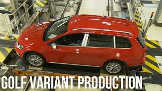 Volkswagen Golf Variant Production [upl. by Strong]