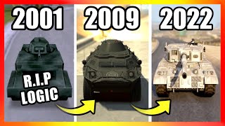 Evolution of TANKS LOGIC in GTA Games 20012022 [upl. by Goldshlag]