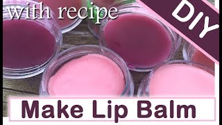 DIY Lip Balm 💄 How To Make Chap Stick Lip Shimmer at Home with the Cottage Belle Recipe [upl. by Assenay]