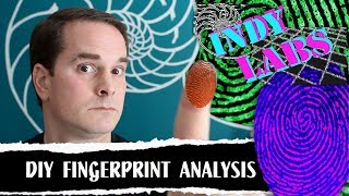 DIY Fingerprint Analysis  Indy Labs 33 At Home DIY Science [upl. by Merceer330]