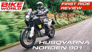 Husqvarna Norden 901 Launch First Ride [upl. by Kcirdek]