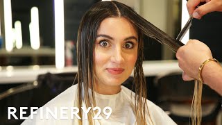 I Tried Getting A Modern Mullet  Hair Me Out  Refinery29 [upl. by Carothers669]