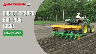 National Direct Seeder for Rice DSR English [upl. by Roselani535]