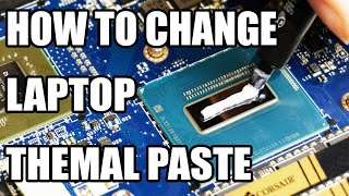 BEGINNERS GUIDE How To Change Laptop Thermal Paste [upl. by Suckow]