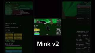 I get mink v2 blox fruits [upl. by Bergeron440]