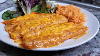 CHEESE ENCHILADAS  Andys Home Cafe Cheese Enchiladas [upl. by Rech]