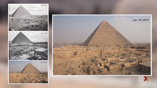 Virtual tour of the Giza Pyramids [upl. by Acemat192]