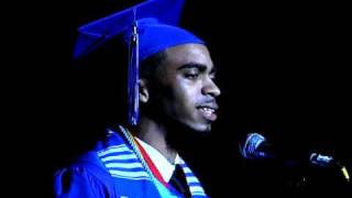 Booker T Washington High grad Deonte Bridges Valedictorian speech [upl. by Olnton957]