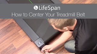 LifeSpan How to Center Your Treadmill Belt [upl. by Etteval142]