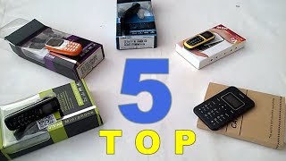 TOP 5 Worlds Smallest Phone [upl. by Enerod179]