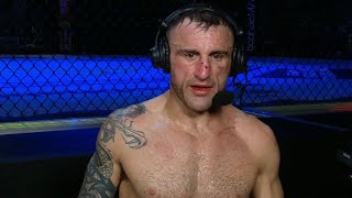 UFC 251 Alexander Volkanovski Postfight Interview [upl. by Maressa29]