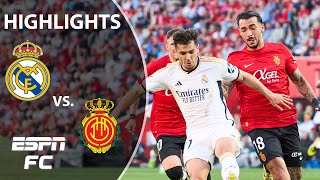 Mallorca vs Real Madrid  LALIGA Highlights  ESPN FC [upl. by Surdna]