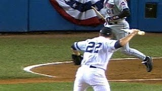 2000WS Gm2 Clemens throws bat in direction of Piazza [upl. by Anirt]