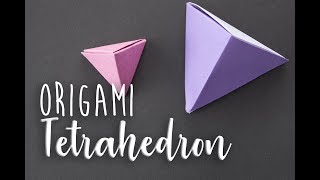 Origami Tetrahedron [upl. by Mahla]