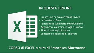 EXCEL tutorial 1 Le basi di Excel [upl. by Assillim216]