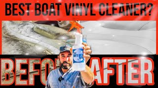 Best Boat Vinyl Cleaner  How to remove mildew from boat seats [upl. by Monteith]