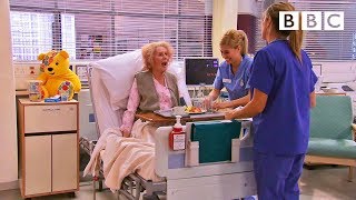 Catherine Tates Nan returns as Holby Citys worst ever patient  Children in Need  BBC [upl. by Franek]