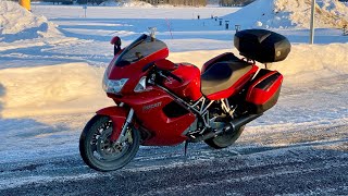 Ducati ST3  Winter Ride 2022 [upl. by Pfister829]