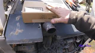 Bobcat hydraulic pump belt change [upl. by Wimsatt]