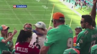 Exclusive Man Who Videotaped Fans Fighting At Dolphins Game Speaks Out [upl. by Georgy]