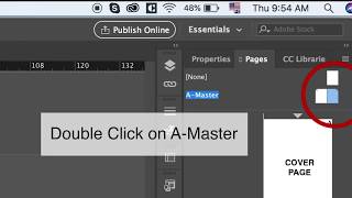 How to add Page numbers in Indesign CC 2019 Basic Tutorial [upl. by Arik]